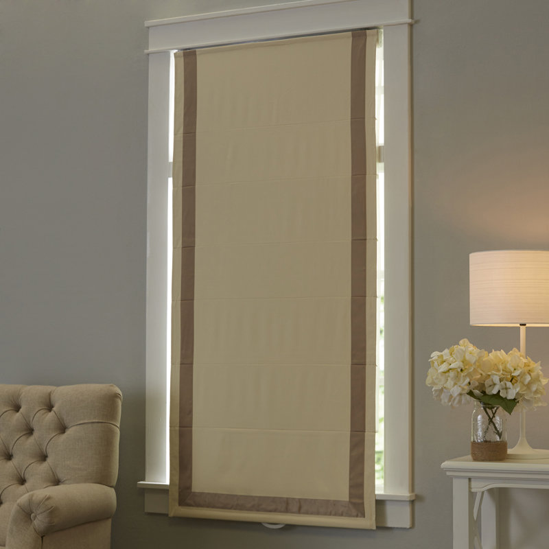 Beachcrest Home Indoor Cordless Blackout Roman Shade & Reviews Wayfair